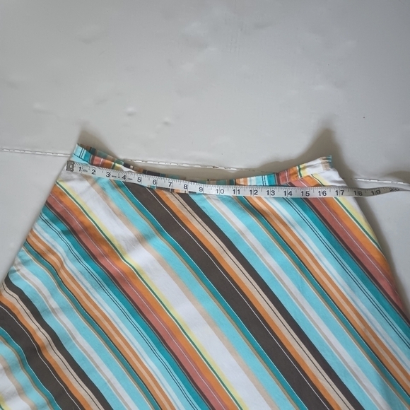 NEW York & Company Skirt Striped Size 12 - Picture 4 of 9